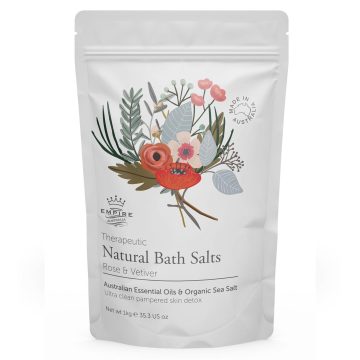 Rose & Vetiver Bath Salts 1 Kilo
