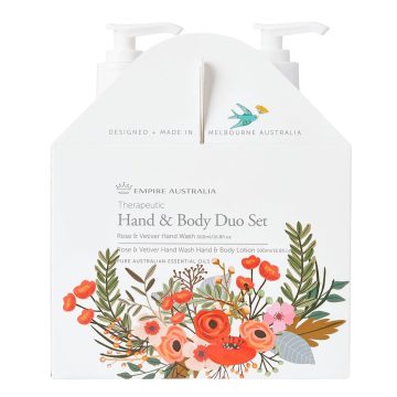 Rose & Vetiver Hand/Body Care Duo 500ml