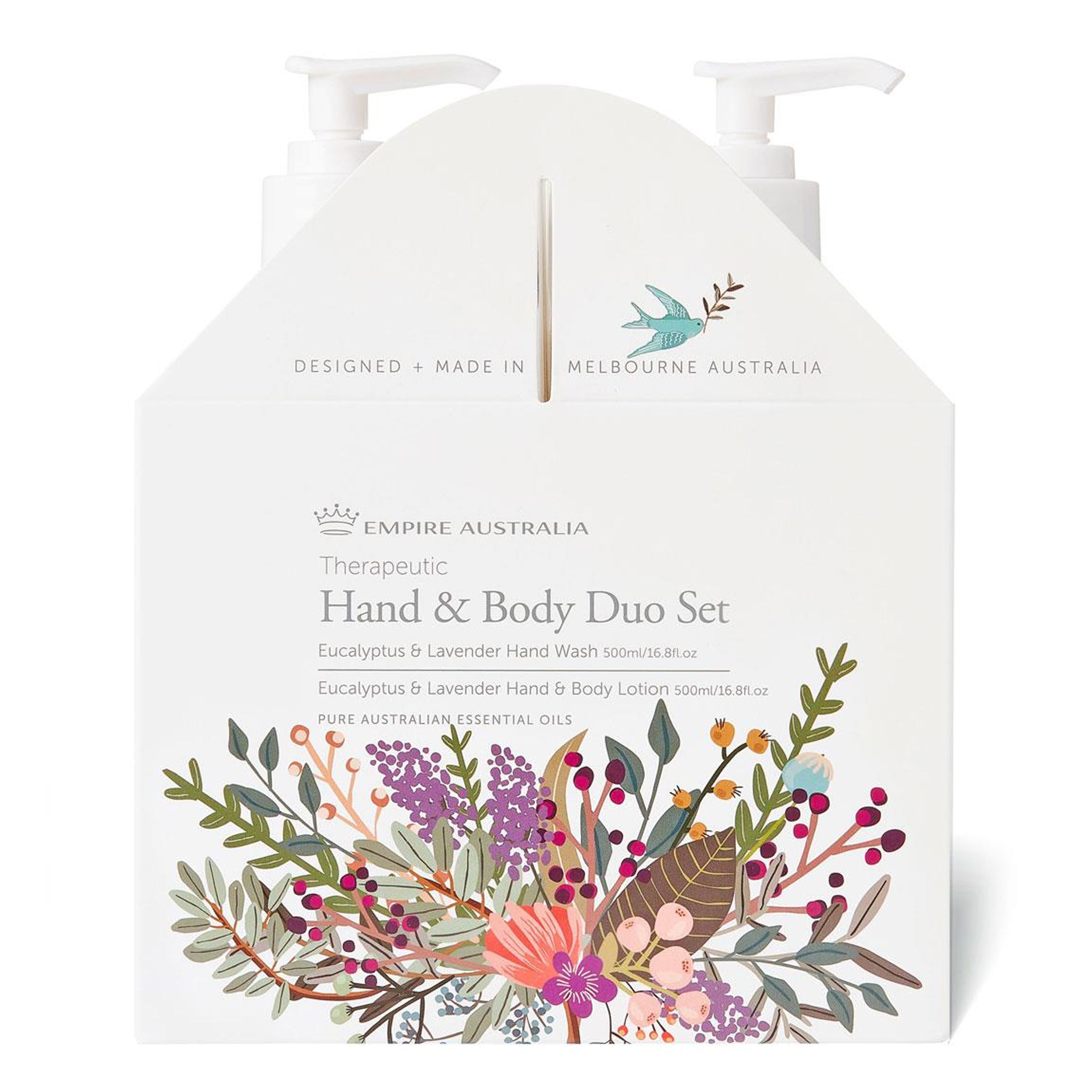 Eucalyptus & Lavender Hand/Body Care Duo 500ml