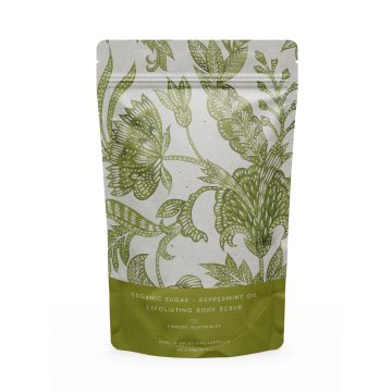 Organic Sugar & Peppermint Oil Body Scrub