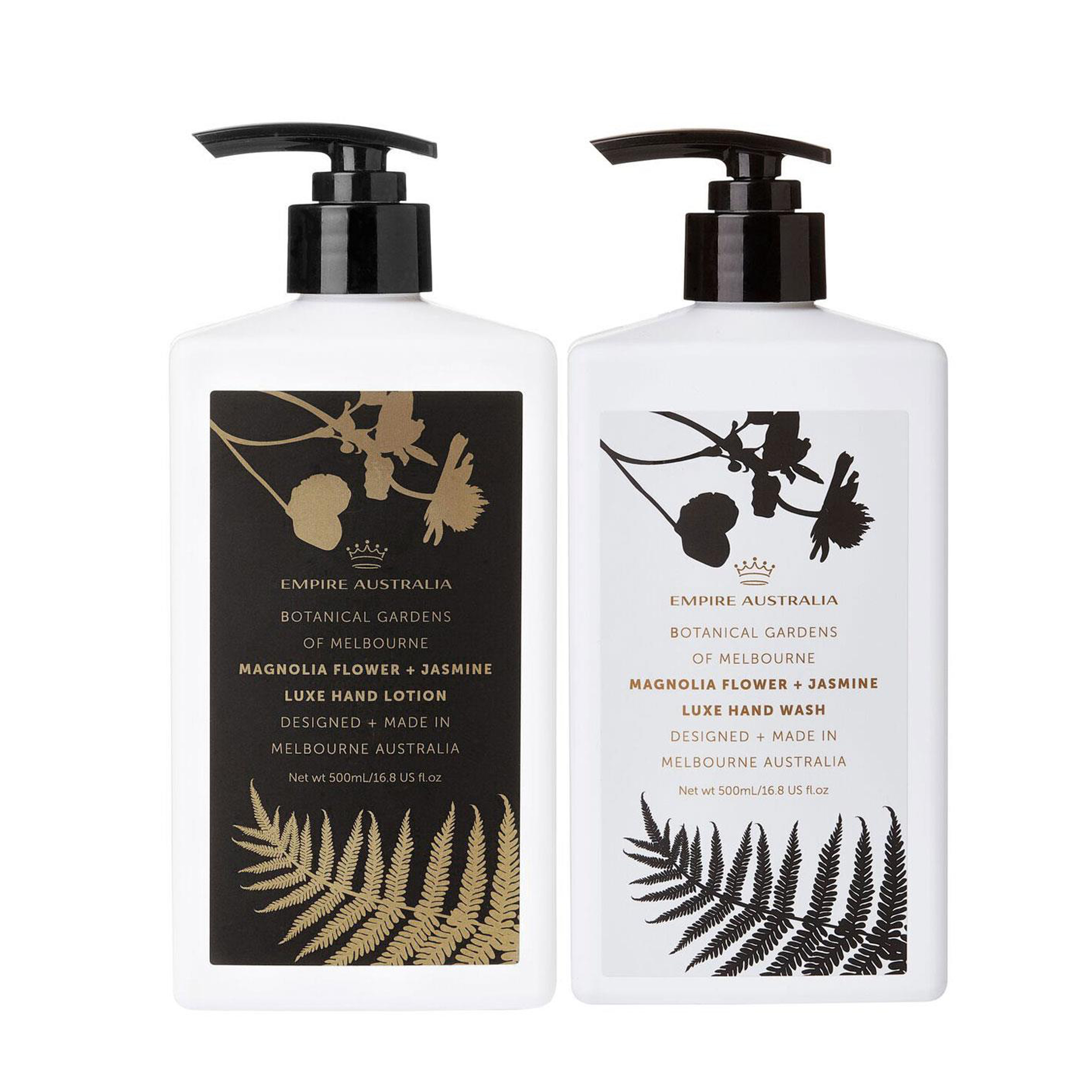 Magnolia Flower & Jasmine Luxe Hand Care Duo Set 500ml - Image 2