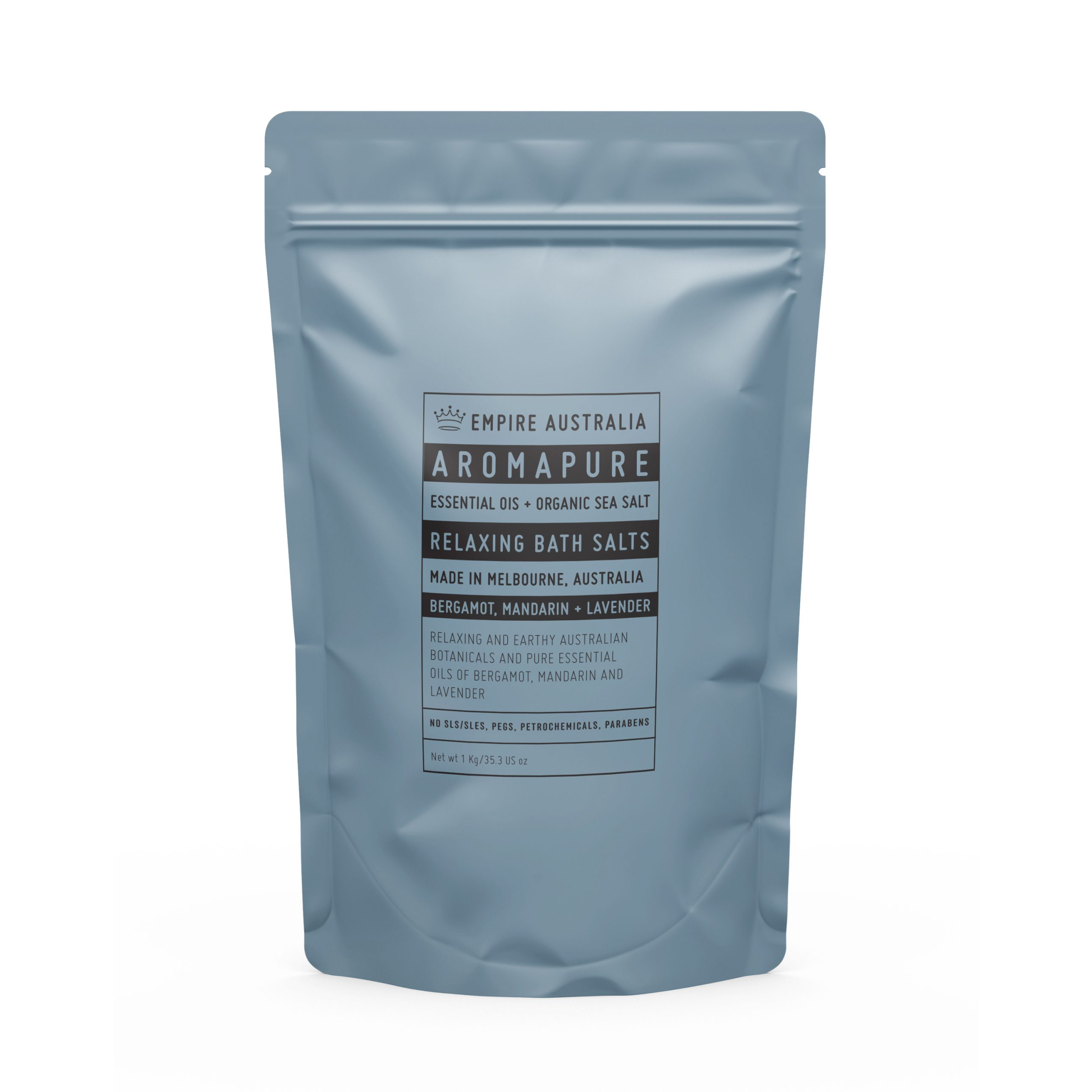 Bergamot, Mandarin & Lavender Bath Salts 1 Kilo