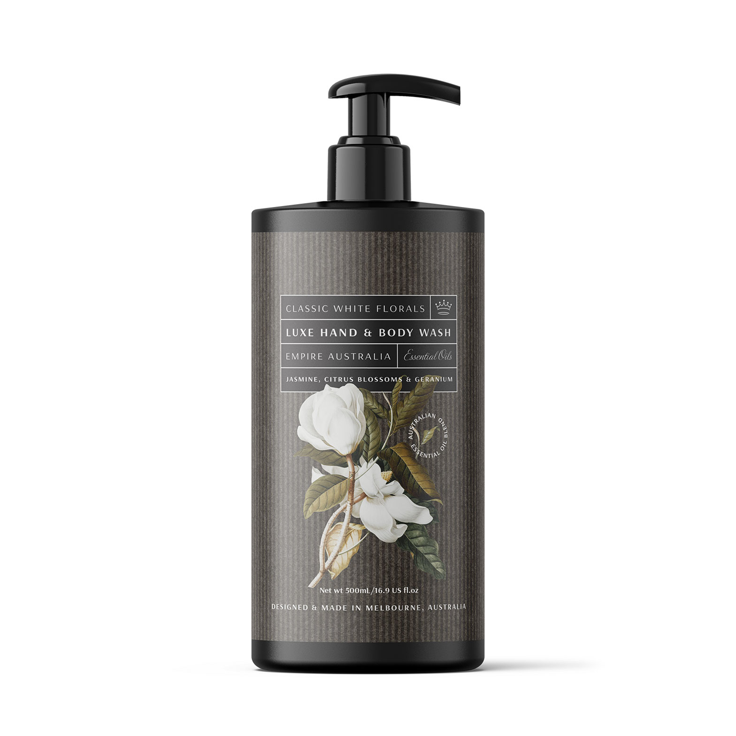 Classic White Florals Hand & Body Wash 500ml