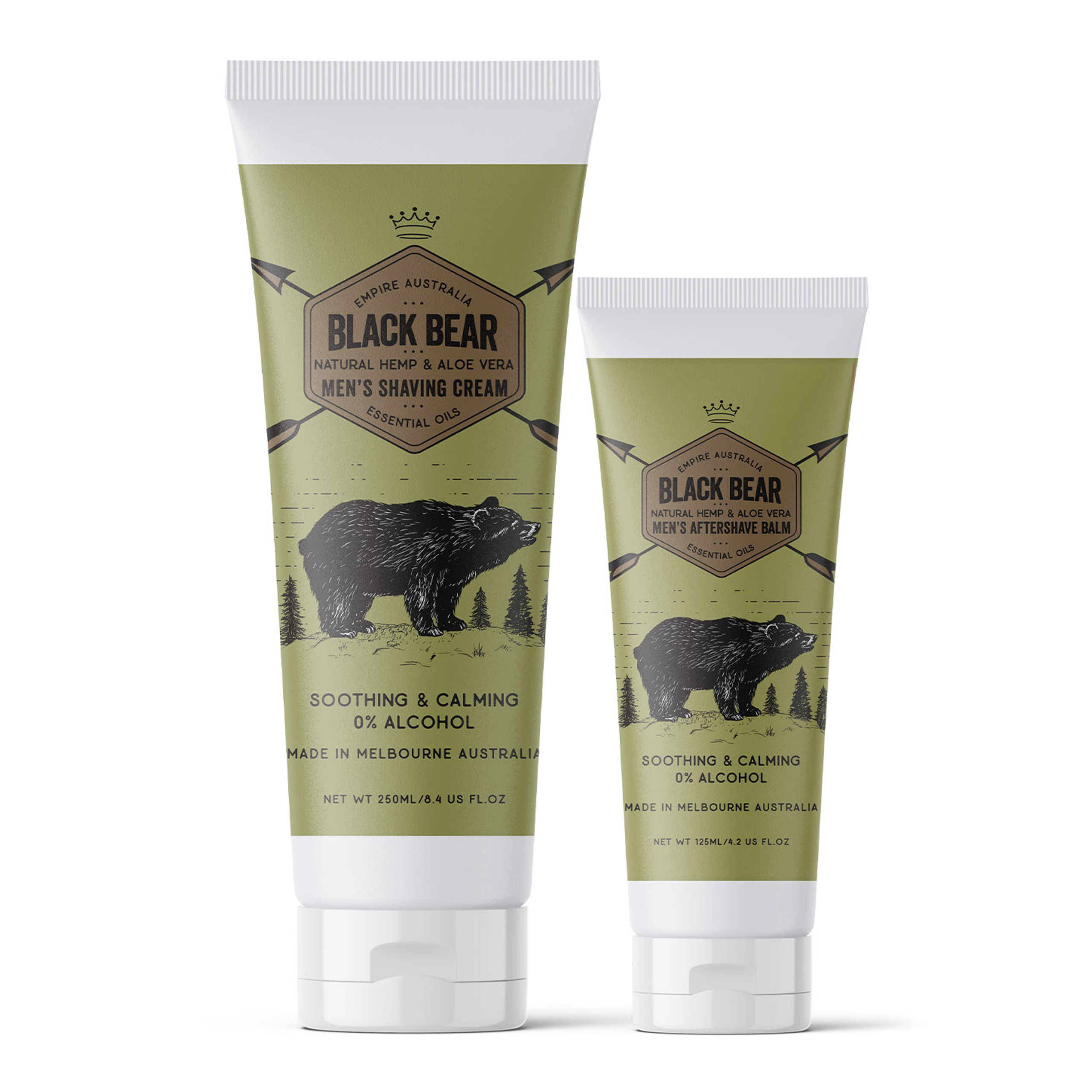 Black Bear Men's Hemp & Aloe Vera Shave Gift Set - Image 2