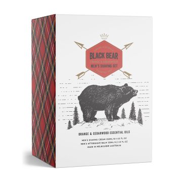 Black Bear Men's Orange & Cedarwood Shave Gift Set