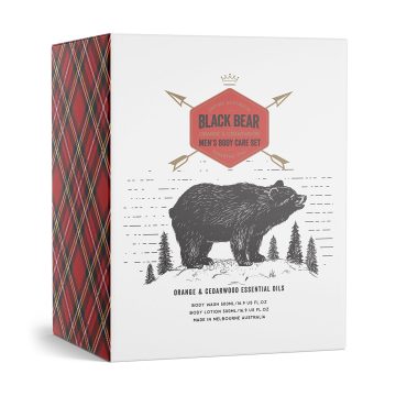 Black Bear Men’s Orange & Cedarwood Body Care Gift Set